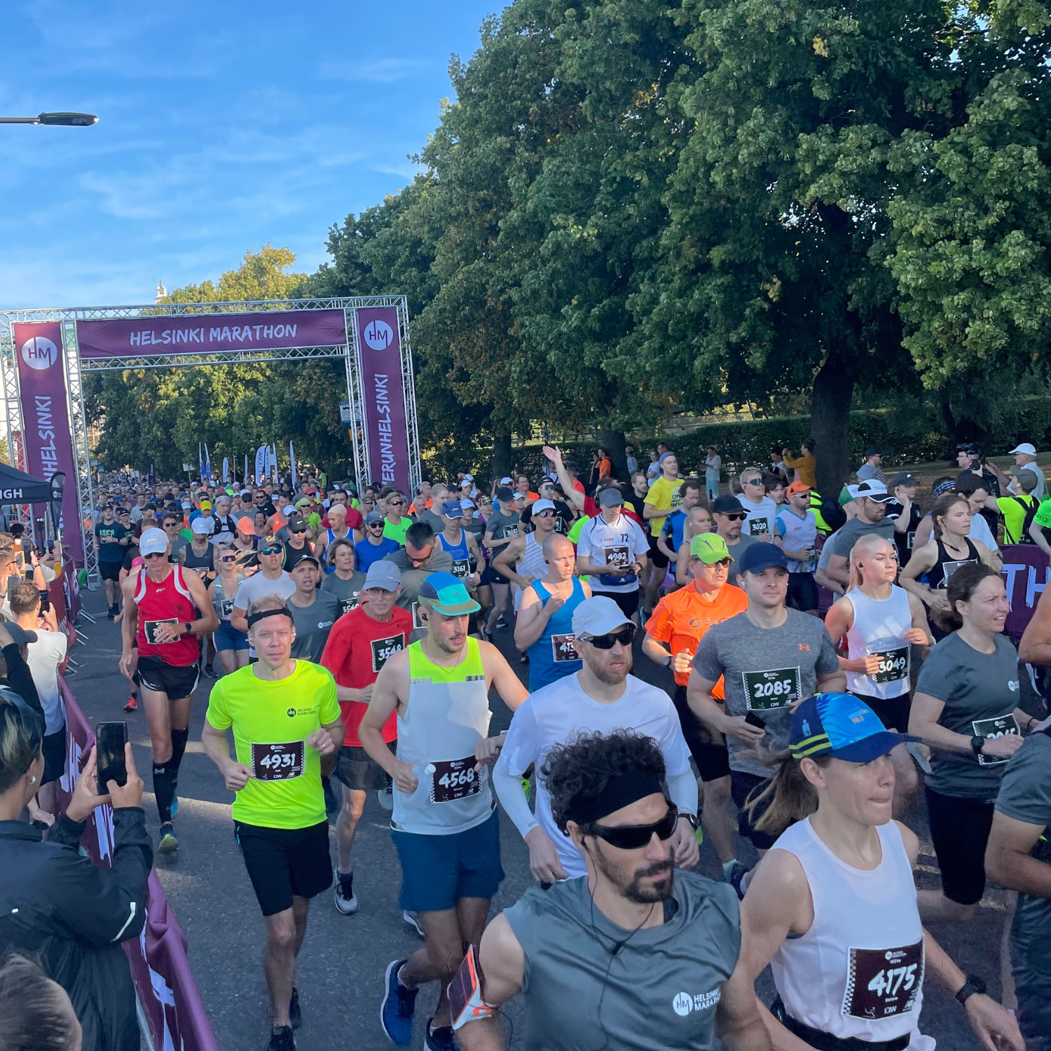 Helsinki Marathon lähtö